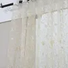 Curtain & Drapes Top Finel 2021 Bird Nest Sheer Panel Embroidered Curtains For Kitchen Living Room The Bedroom Tulle Window Treatment