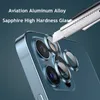 Back film Camera Lens Protectors Cameras Metal Ring Glass for iPhone 11 12 13pro max 13mini 13pro Protective Cap