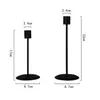 Ljushållare 2st / set Metal Luxury Candlestick Fashion Wedding Stand Exquisite Bar Party Table Ho