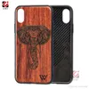 Shockproof Phone Cases Sublimation Blank For iPhone 11 12 XS XR Fashion Wholesale Wood Engraver Animal Print Case