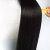 2021 I Wskazówka Ludzkie Hair Extensions 1B Natural Black Color Cuticle Wyrównane włosy 28inch 100g 100strands VIP Exclusive Dostosowywanie