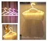 Cabides Racks LED Neon Light USB Powered Roupas Stand Decorativo Luzes Gancho