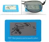 100 pc óculos de desgaste gratuito para verificar o cartão de teste polarizado ajudá-lo a verificar você óculos de sol polarizado ou não CC1225