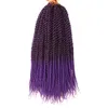 12 14 18 22-Crothet Braid Syntetyczny Senegalski Twist Crochet Hair Extensions Niski Temperatura Fiber dla kobiet Akceptuj Dostosowanie