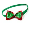 Christmas Pet Bow Tie Pets Dog Cat Reflective Anti-lost Collar Xmas Snowflake Puppy Collars Adjustable Length Dogs Apparel BH5416 WLY