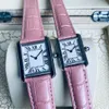Modepaar Watch Watch Edelstahl -Quarzbewegung Herren Uhr 40 -mm -Frauen Uhr 34 mm geeignet für Männer- und Frauengeschenkauswahloberfläche mit blauem Stein