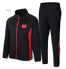 Kinesisk flagga Coach Wushu Sports Suitjacka + Byxor Tracksuits och Women's Bodysuit Par's Coat Trousers Sportkläder