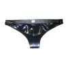 Women's Panties S-XXL Plus Size Women Dazzling Colorful PVC G String Tanga Wetlook Shiny Sexy Calcinha Underwear Briefs Bikini Thongs