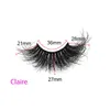 Cils de vison 25mm cils moelleux 3d cils de vison maquillage dramatique longs cils naturels en gros Extension de cils Maquillaje