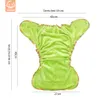 WizInfant Bamboo Velour Fitted Cloth Diaper AI2,Onesize, No Synthetic Material Touch Baby's Skin,Birth to Potty /5-18kg Baby 210312