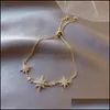 Jewelrygold cor c￺bica de zirc￴nia cz star star ajust￡vel pulseiras para mulheres garotas
