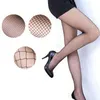 1/2 st kvinnor Sexiga strumpbyxor Mesh Fishnet Nylon Tights Long Stocking Jacquard Step Foot Seam Pantyhose High Over Knee 2020 X0521