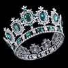 Luxe cristal mariée diadème couronne femmes reine diadème cercle mariage diadèmes et couronnes cheveux bijoux Pageant coiffure X0625