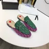 İlkbahar Sonbahar Kadın Erkek Leahter Terlik Lüks Marka Tasarımcısı Düşük Topuklu Yuvarlak Burun Ayakkabı En Kaliteli Farklı Renkler Loafer'lar