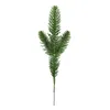 Decorazioni natalizie 30pcs Albero Rami di pino artificiale Foglie verdi Ghirlanda di aghi Giardino domestico Piante abbellite Aghi