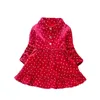 Весна осень девочек платье с длинным рукавом платья для детей Детская Детская Принцесса Костюм Новогоднее Костюм Roupa Infantil Q0716