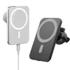 15W Qi Car Charger Type C Mobiltelefon Magsafing Trådlös magnetisk hållare för iPhone12 UF159