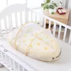 90x50 cm Portable Cotton Baby Nest Crib Bed With Mosquito Net Sleep Pod Home Spädbarn Toddler Cradle For Born Y200417