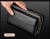 Men Wallets with Coin Pocket Zipper Double Male Long Large Men Purse Coin Clutch Bag Black Business