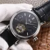 AX 42X12.5mm montre de luxe Mouvement tourbillon manuel en acier Relojes boîtier montre de luxe montres pour hommes montres de créateurs Montres-bracelets