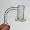 Quartz Spinner Banger Set Deep Carving Wzór Palenie Akcesoria do palenia Akcesoria z 1 szkłem TERP TERP 1 CASK 1 Cap 1 szklana stożek Wyczyść stawu do rury wodnej Bong Dąb