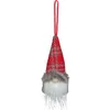 Décorations d'arbre de Noël Buffalo Plaid Peluche Gnome Poupée Pendentif Suspendu Ornement Nouvel An Fête Fournitures XBJK2110