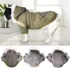 Haustier-Hundekleidung, Winter-warmer Fell-Hundemantel, Kapuzenpullover für kleine und mittelgroße Hunde, dickere, winddichte Haustierkleidung, mit Fleece gefütterte Welpenjacke 211007