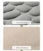 Simple Momery Foam Bathroom Mat 3D Cobblestone Pattern Absorbent Bath Rug Toilet Hallway Non-Slip Doormat Floor Carpet Washable 210724