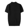 Metà Collo Alto Lavorato A Maglia T-Shirt Coreano Sottile T Degli Uomini Della Camicia Primavera Streetwear Casual Magliette E Camicette Magliette Traspirante Abiti Comodi 210527