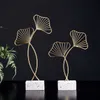 Leaves Ornament Loft Style House Bedroom Accessories Desk Decoration Home Supplies for Living Room 211021