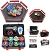 Nieuwe Beyblade Burst Bey Blade Toy Metalen Funsion Bayblade Set Opbergdoos met handvatlaberarena Toys voor Childr X0528