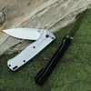 Couteau à axe pliant, manche en aluminium M390, lame satinée utilitaire, outils EDC, couteau tactique de Camping 535, 535