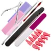 Fashion 22 Pcs Nail Manicure Sets Cuticle Scissors Beauty Salon Wholesale Armor Remover Tools Steel Pushers