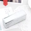 Blank Metal Lipstick Packing Boxes Cosmetic Cases with Mirror Portable Jewelry Gift Box