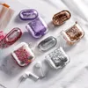 Vloeibaar drijfzand oortelefoonhoesje voor Apple Airpods 2 1 Air Pods Glitter Pailletten Hoofdtelefoonhoes voor AirPod Protector Shell Nieuwe mode