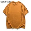 Gonthwid harajuku graffiti tryck streetwear t-shirts hip hop casual mode kort ärm tshirts män sommar hipster toppar tees t200516