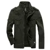 품질 면화 군사 재킷 남자 가을 군인 MA-1 스타일 육군 재킷 남성 브랜드 망 폭격기 재킷 플러스 크기 M-6XL X0621