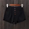 Cool Oversized Dames Shorts Vrouwelijke Harajuku Casual Zomer Hoge Waistsen Bont-gevoerd Beenopeningen Plus Size Sexy Biker Shorts Jeans 210301