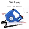 Dog Collars & Leashes Durable Nylon Leash Long Pet Retractable Lead Automatic For Small Medium Dogs Extending Walking Running Lead185W