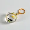 Creative Lucky Koi Keychain Fish Tank Goldfish Bag Pendant Fashion Ornaments for Friends Tourist Memorial Jewelry Gifts