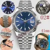 20 Color Top Automatic 2813 MEKANISKA WATCH MEN Big Magnifier 41mm rostfritt stål Vattentät president Mens Watches Male Wristw330Z