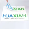 Etiqueta adhesiva de logotipo transparente con impresión personalizada, pegatinas de paquete impermeables transparentes coloridas, calcomanía de PVC para exteriores