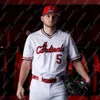 NCAA Louisville Baseball Jersey Luke Smith Tim Borden II Ben Bianco Lucas Dunn Cooper Bowman Trey Leonard Evan Webster Seamus Barrett Tate Kuehner Jack Payton