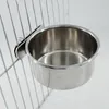 Other Bird Supplies Pet Birds Hanging Cage Bowl Dish Cup Anti-turnover Stainless Steel Food Feeder