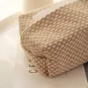 Japanese-Style Jute Tissue Case Napkin Holder for Living Room Table Boxes Container Home Car Papers Dispenser 210818