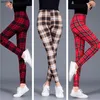 brun legging byxor