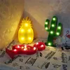 Party Decoratie Kerst LED Nachtverlichting Decor Flamingo Lamp Hanglamp Pineapple Cactus Ster Luminaire Wanddecoraties