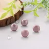 Coeufuedy Silver 925 Jewelry Pendientes de perlas Troyo de agua dulce para mujeres Party11-13mm Botón Big Fine 211013