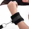 AKKAJJ Bed Restraint System Pleasure Honeymoon Bondage w/ Handcuffs Leg cuffs BDSM Slave Femdom Wrist Ankle Restraint Belt Adult Sex Toys