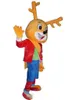 Halloween little deer Mascot Costume High Quality Cartoon animal Anime theme character Carnival Unisex Adults Outfit Christmas Birthday Party Dress